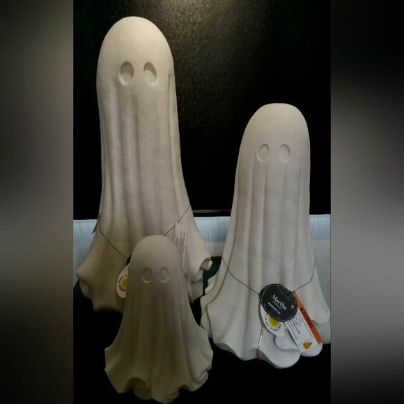 Martha stewart cheesecloth ghost , blow mold cheesecloth ghost , LED Ghost NWT - Picture 3 of 3